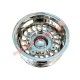 Alloy Wheel Kit (Polished Chrome) - Classic Fiat 500, 126