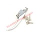 Aluminium Outer Front Door Handle & Keys - Fiat 600T,850T