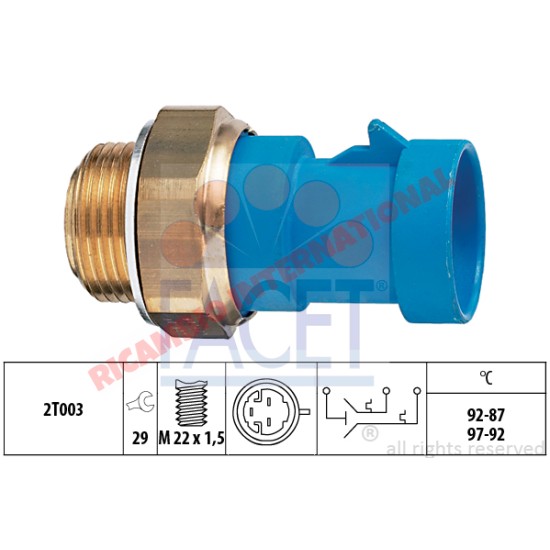 Interruptor del ventilador del radiador - Fiat Coupe,Tipo,Tempra, Alfa Romeo 145,146,155,Spider/GTV(916)