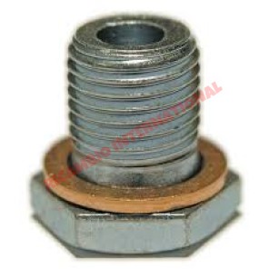Oil Sump Plug & Washer - Nuevo Fiat 500, Abarth 500,Grande Punto,New Panda,New Bravo,Doblo, Alfa Romeo Mito,Giulietta
