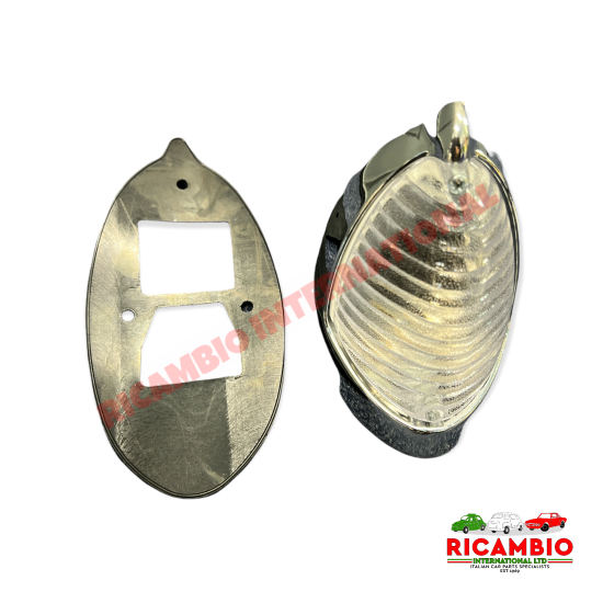 Lámpara de señalización delantera y junta de goma - Autobianchi Bianchina