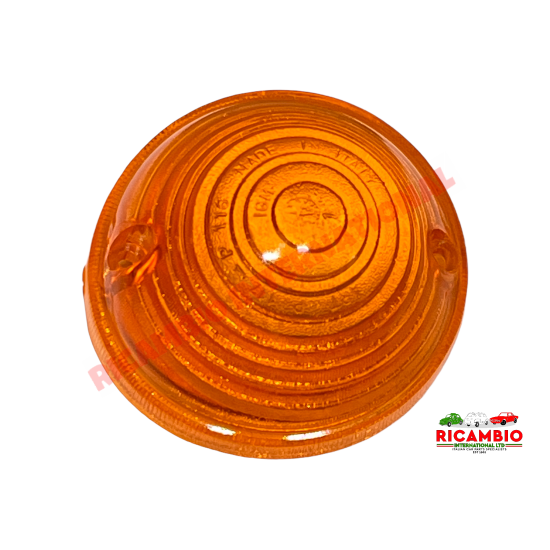 Front Indicator Lens Amber - Classic Fiat 500, 600