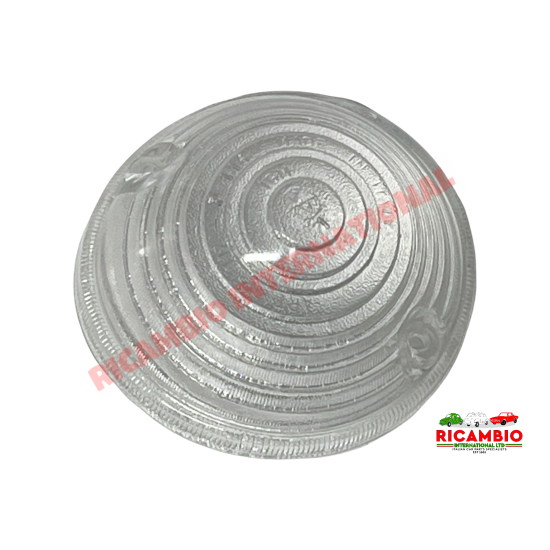 Front Indicator Lens White - Classic Fiat 500, 600