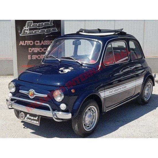 Abarth 595 White Decal Kit - Classic Fiat 500