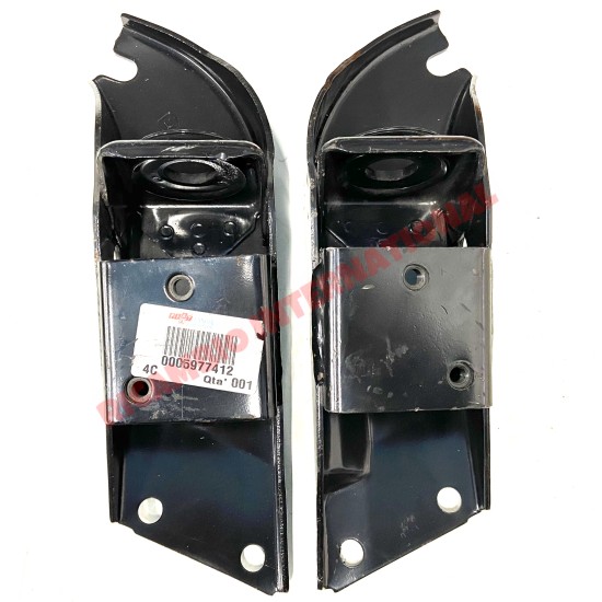 Pair of Front Tie Bar Support Brackets - Classic Fiat Panda