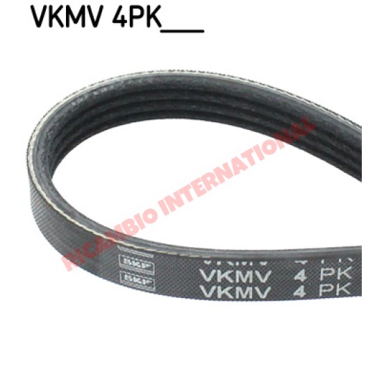 Alternator Belt (4 Rib) - Classic Fiat Panda,Cinquecento,Seicento,Punto MK1,Uno Lancia Y10