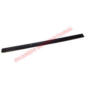 Negro Plástico Interior Pie / Kick Plate Trim & Tornillos - Classic Fiat Panda
