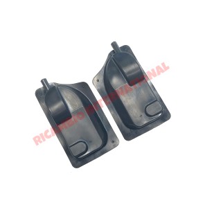Par de Door Lock Mechanism Rubber Protection Seal Kit - Lancia Fulvia