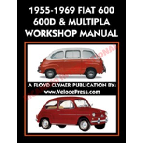 Manual del Taller de Fábrica (386 Páginas) - Fiat 600 & Multipla