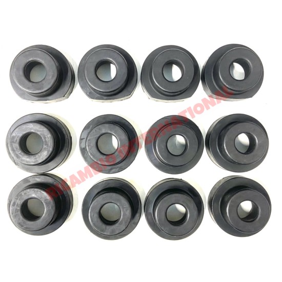 Bujes de montaje en chasis de goma (TWELVE Piece) - Lancia Flavia