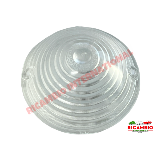Front Indicator Lens White/Clear - Classic Fiat 500,600 & 1100