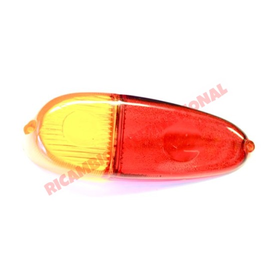 O/S Right Hand Rear Lamp Lens Cover - Classic Fiat 500 Nuova
