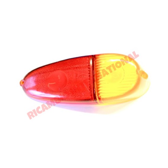 N/S Left Hand Rear Lamp Lens Cover - Classic Fiat 500 Nuova