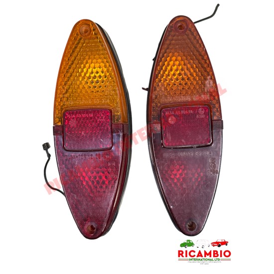Pair of Second Hand Rear Lamps - Fiat 600T & 850T/900T
