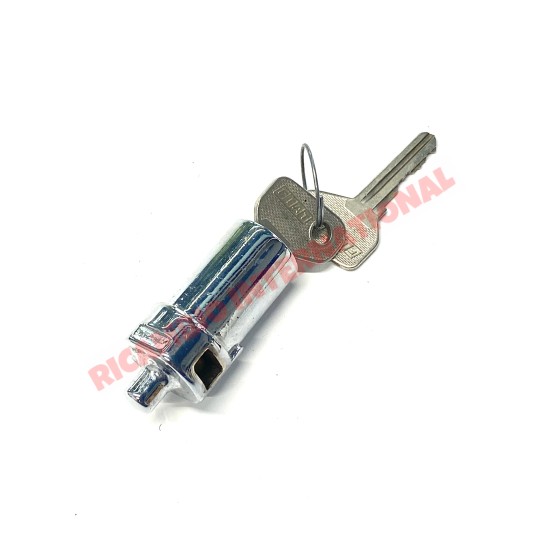 Chrome Tailgate Lock & Keys - Fiat 127