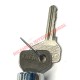Chrome Tailgate Lock & Keys - Fiat 127