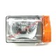 N/S Left Hand Head Lamp H4 with Amber Indicator (LHD) - Classic Fiat Panda