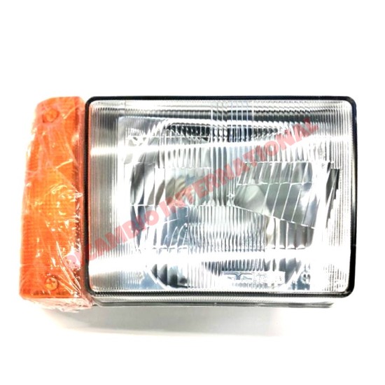 Faro delantero derecho H4 con intermitente ámbar (LHD) - Classic Fiat Panda