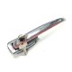 N/S Left Hand Aluminium Outer Door Handle & Keys - Fiat 600