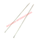 Pair of Aluminium Rear Wing Mouldings (660mm) - Classic Fiat 500