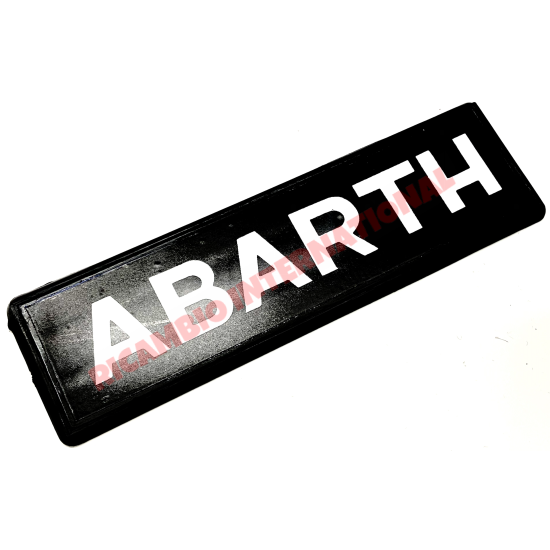Insignia Abarth (Negro y Plata) - Muchos Modelos Abarth