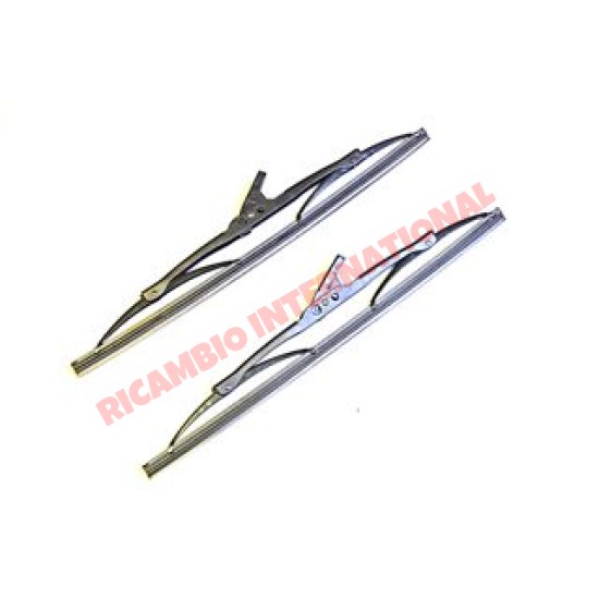 Black Wiper Blade (x2) -  Classic Fiat 500