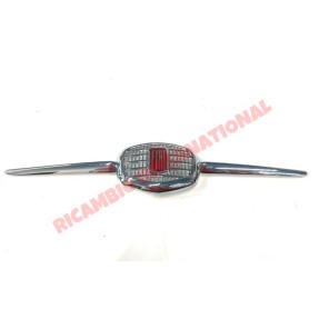 Nueva tienda ensuciada frente Fiat 500 plástico cromo insignia - Fiat clásico 500