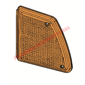 O/S Derecha Mano Luz Trasera Lente Amber - Fiat X19