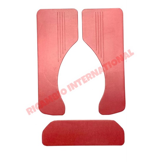 Bordeaux Red Rear Inner Panel Kit - Classic Fiat 500