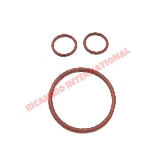 Gearbox Selector Shaft & Input Shaft Housing Rubber Seal Kit - Classic Fiat 500,126