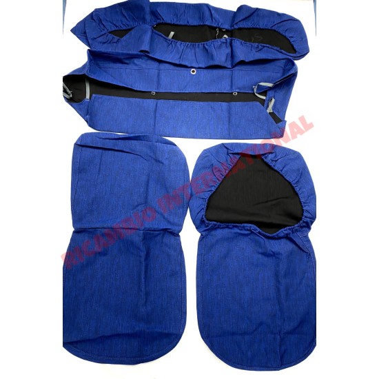Tailored Blue Seat Cover Set - Classic Fiat 500
