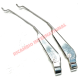 TWO Chrome Wiper Arms - Classic Fiat 500 Vignale Gamine