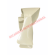 Carcasa de velocímetro para salpicadero marfil - Classic Fiat 500 D,F,G