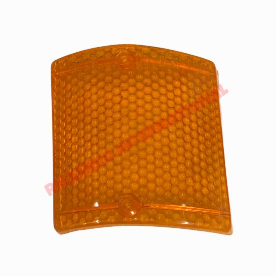 N/S Left Hand Front Indicator Lamp Lens Cover AMBER - Fiat 128