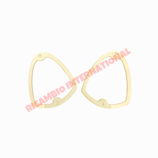 Pair of Front Lamp Internal Rubber Seal (White) - Autobianchi Bianchina