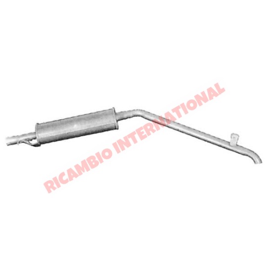 Rear Exhaust Silencer - Classic Fiat Panda 650cc