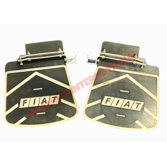 Pair of Rear Mudflaps - Classic Fiat 500, 600, 126