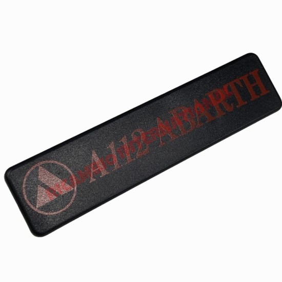 Insignia trasera Abarth (Negra y Roja) - Muchos modelos Abarth