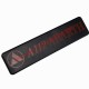 Insignia trasera Abarth (Negra y Roja) - Muchos modelos Abarth