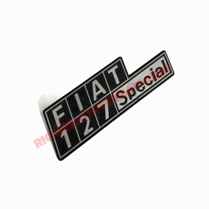 Insignia de metal trasero - Fiat 127