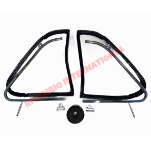 Kit de marco y junta de luz de posición cromada (MEJOR DISPONIBLE) - Classic Fiat 500
