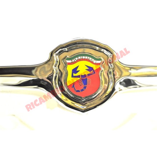 Chrome Abarth Front Badge/Grille - Classic Fiat 500