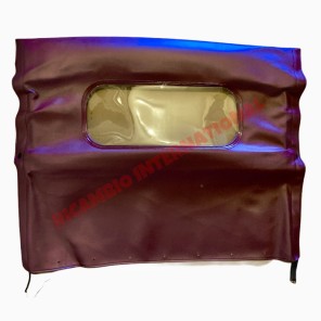 Rojo Burdeos Techo solar completo con ventana - Fiat 500,126 Classic