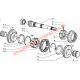 Mozzo sincrono 1a e 2a marcia - Fiat Panda classica