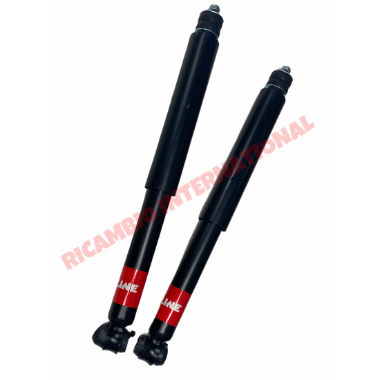 Pair of Rear Shock Absorbers & Bushes - Fiat 1500 C Sedan/Saloon