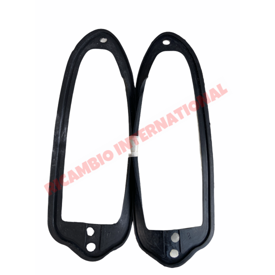Pair of Rear Lamp Seals (2) - Classic Fiat 500 Giardiniera