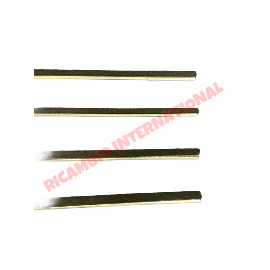 Door Glass Scrapper Kit (4 piece) - Autobianchi Bianchina Transformabile