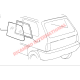 Rear Side Glass (FIXED) - Classic Fiat Panda