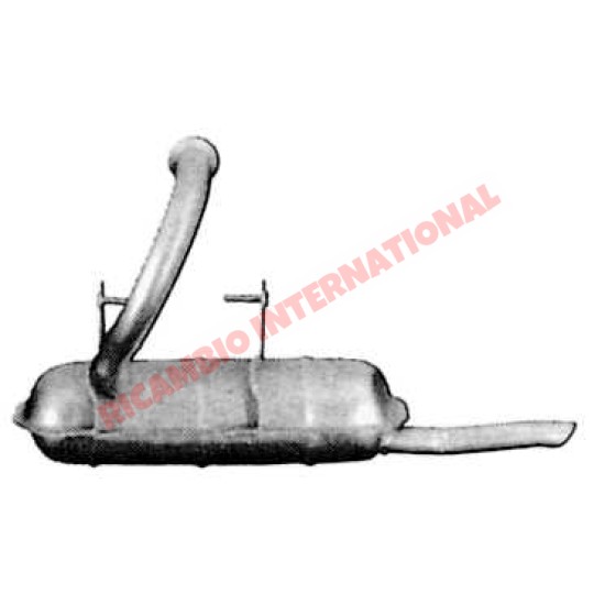 Exhaust Silencer - Fiat 133