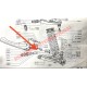 Front Lower Wishbone Link Bar - Fiat 124